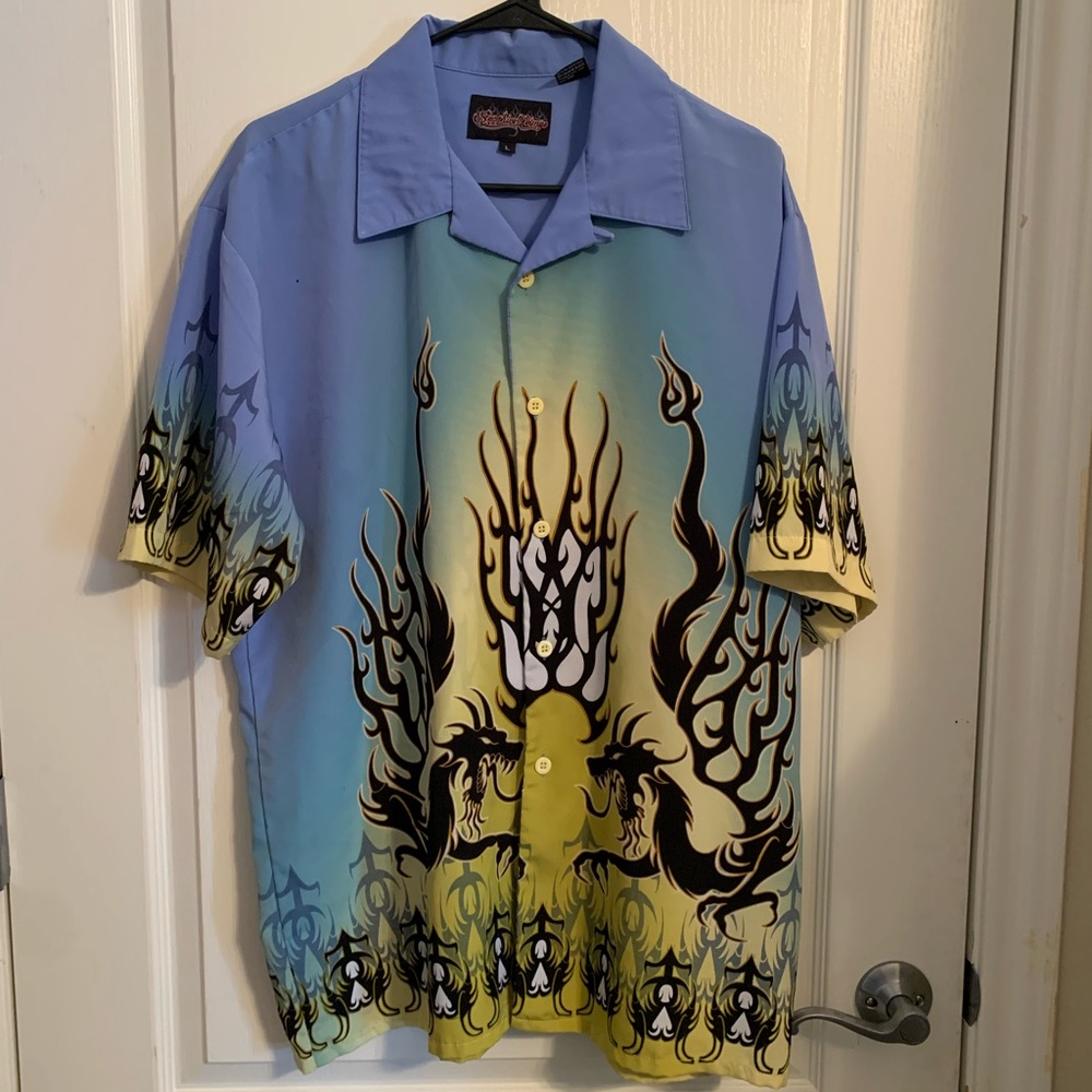 Sapphire Lounge Mens button down shirt